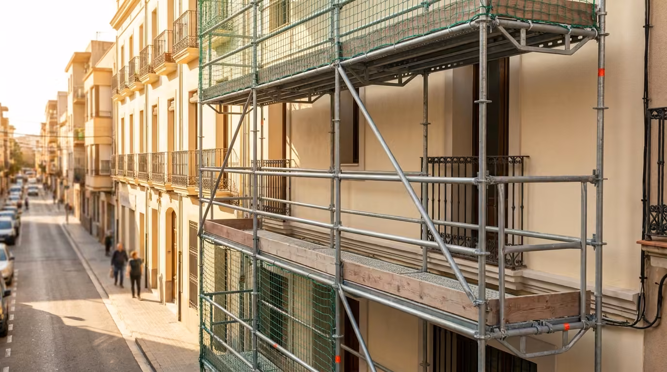 Rehabilitación integral de fachadas en Castelldefels