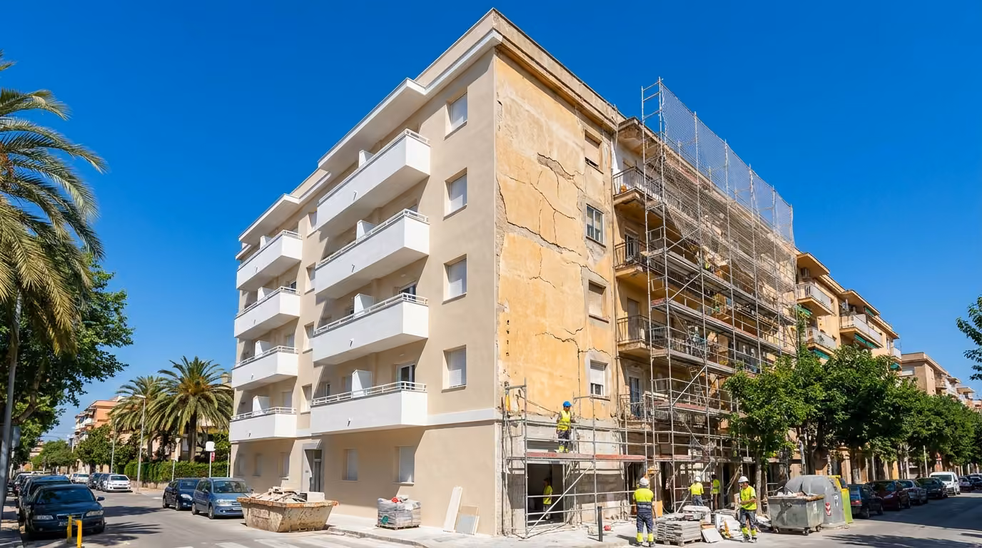 Rehabilitación integral de fachadas en Sant Andreu de la Barca