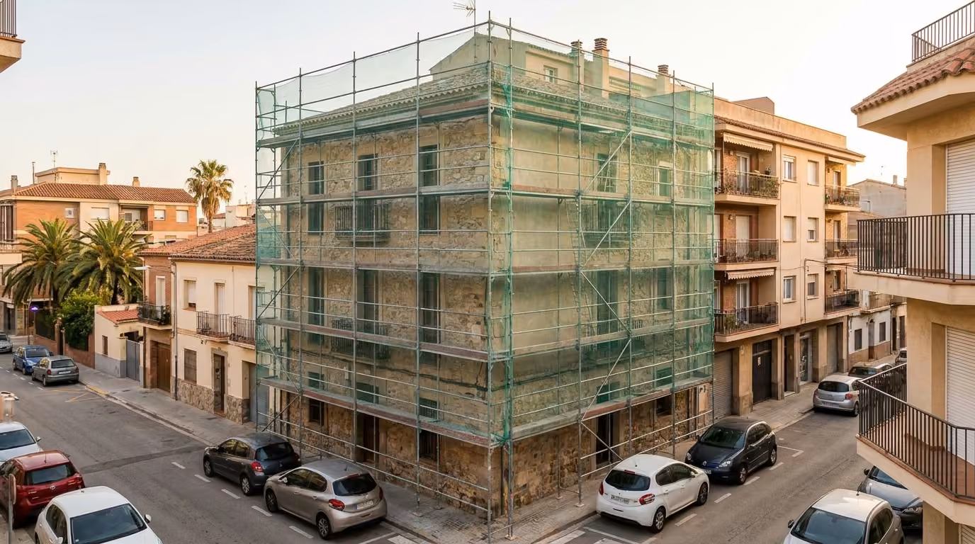Rehabilitación integral de fachadas en Viladecans