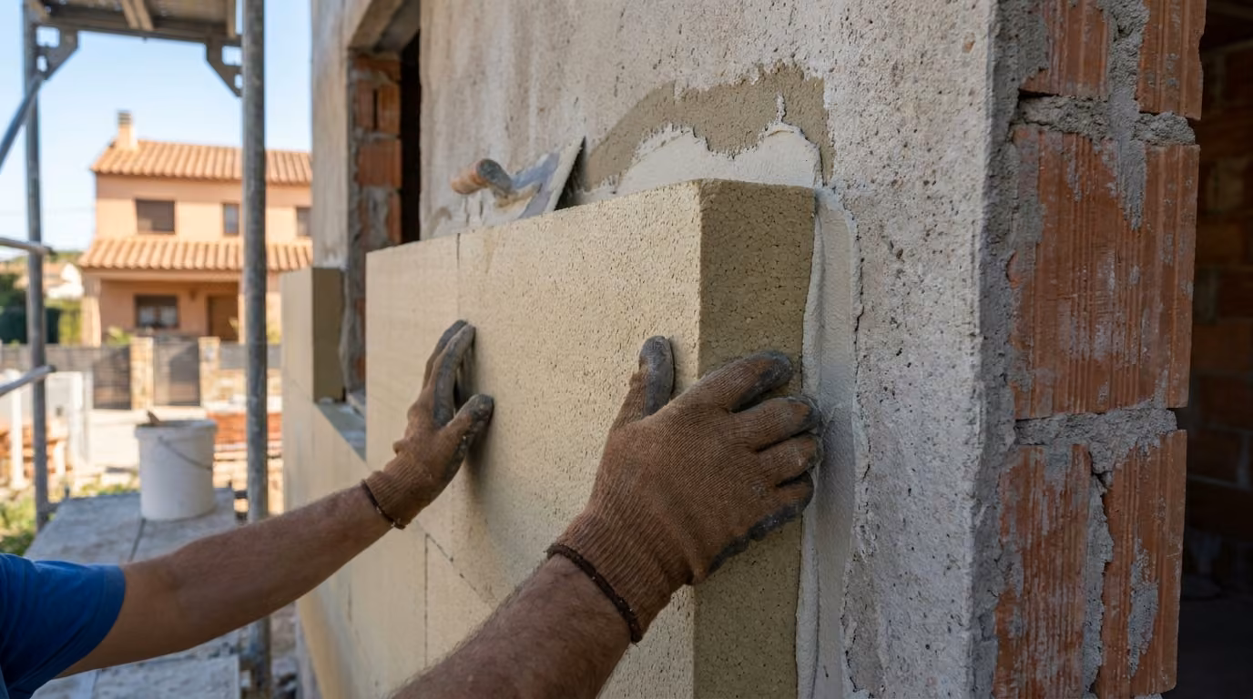 SATE · Aislamiento térmico exterior en Gavà