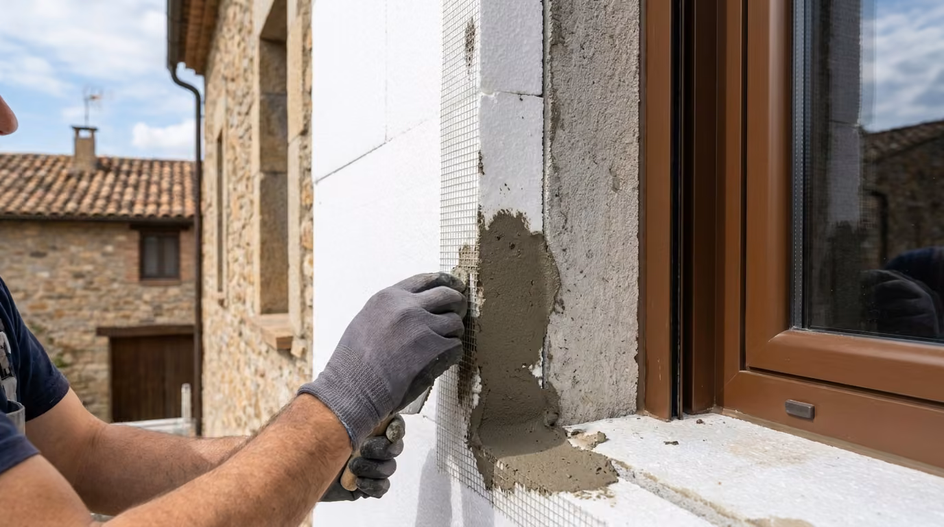 SATE · Aislamiento térmico exterior en Viladecans