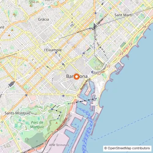 Mapa de Barcelona