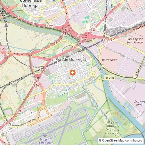 Mapa de El Prat de Llobregat