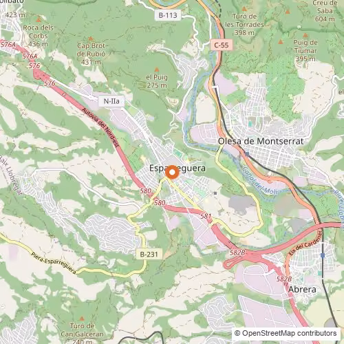 Mapa de Esparreguera