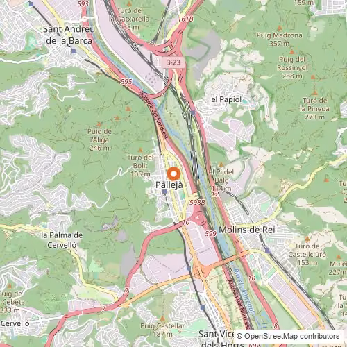 Mapa de Pallejà