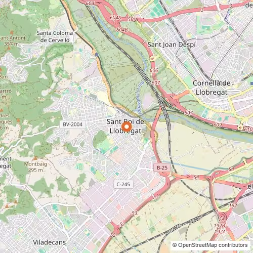 Mapa de Sant Boi de Llobregat