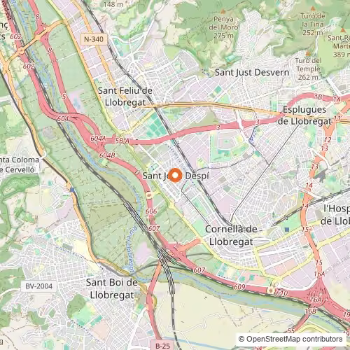 Mapa de Sant Joan Despí