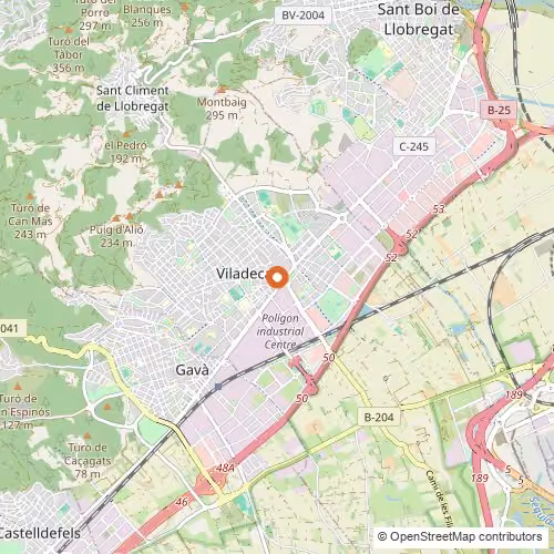 Mapa de Viladecans