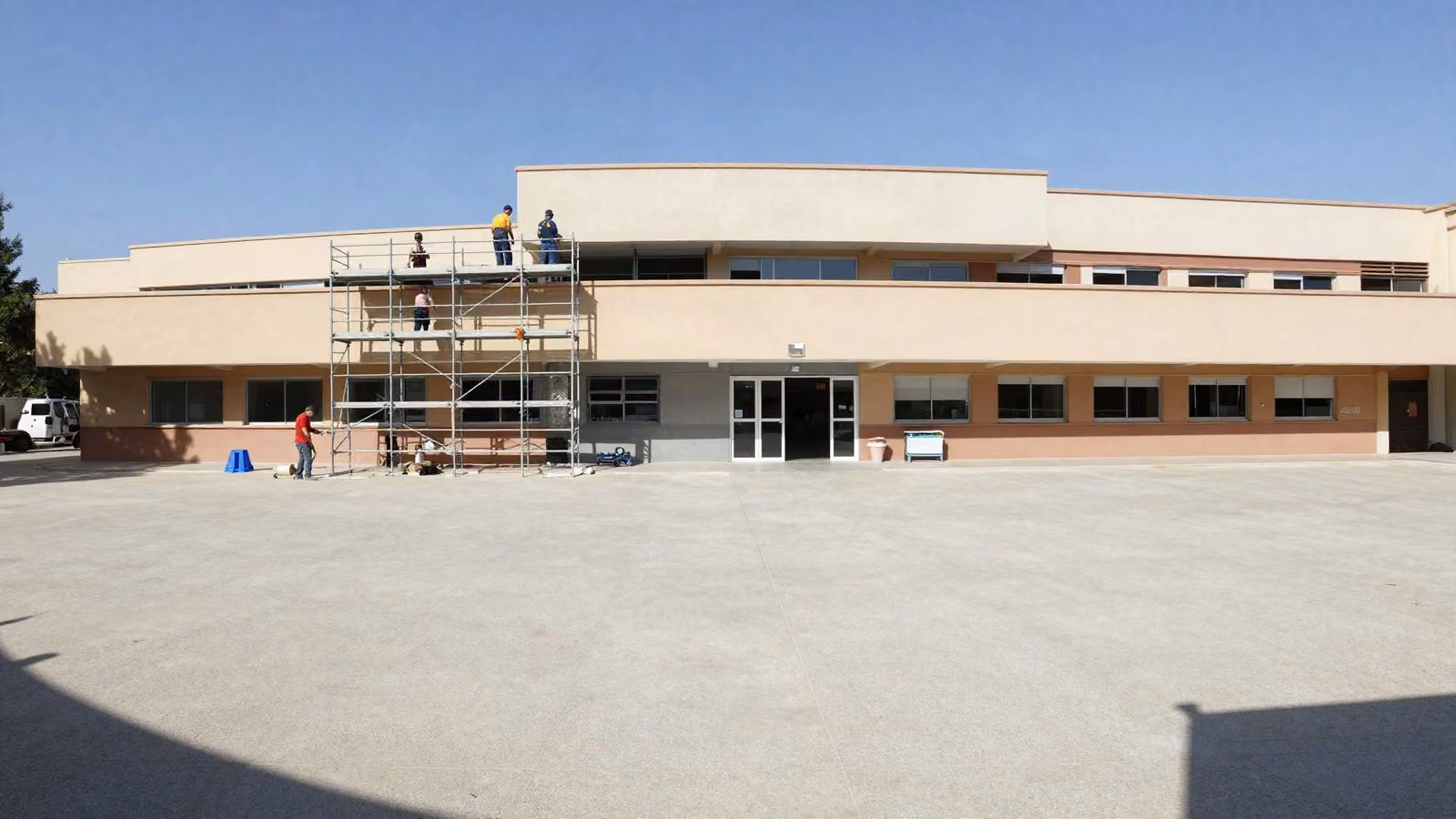 Rehabilitación de fachadas para colegios